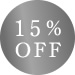 15% OFF
